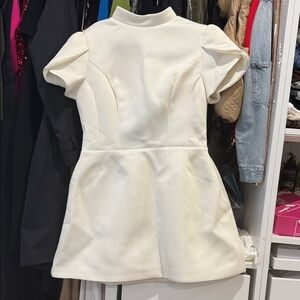 Fashion Nova Cream Mini Dress